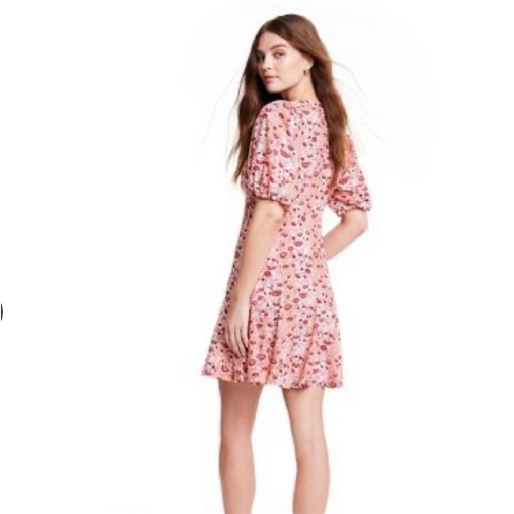 Rhode X Target Whimsical Floral Print Mini Dress Size 00 NWT - Picture 2 of 5